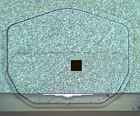 Contaminat analysis by UV microspectroscopy