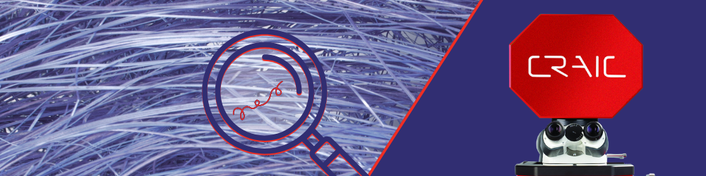 How does UV-Vis-NIR microspectroscopy distinguish microfibers in forensic analysis?